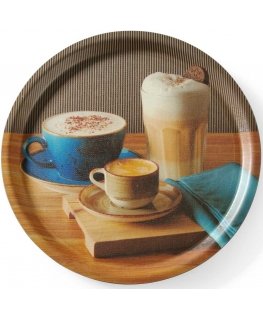 Hendi Non-slip tray with print, 380 mm