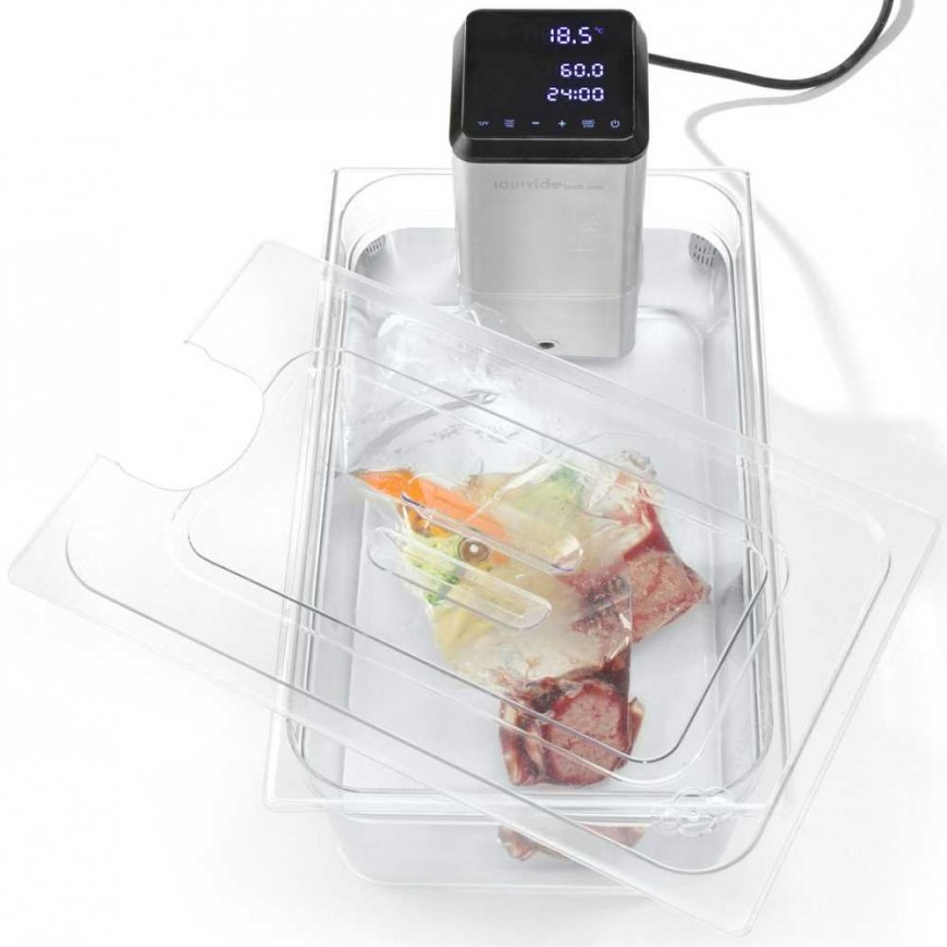 Hendi Polycarbonate lid with cutout for Sous-Vide GN 1/1 containers – 4