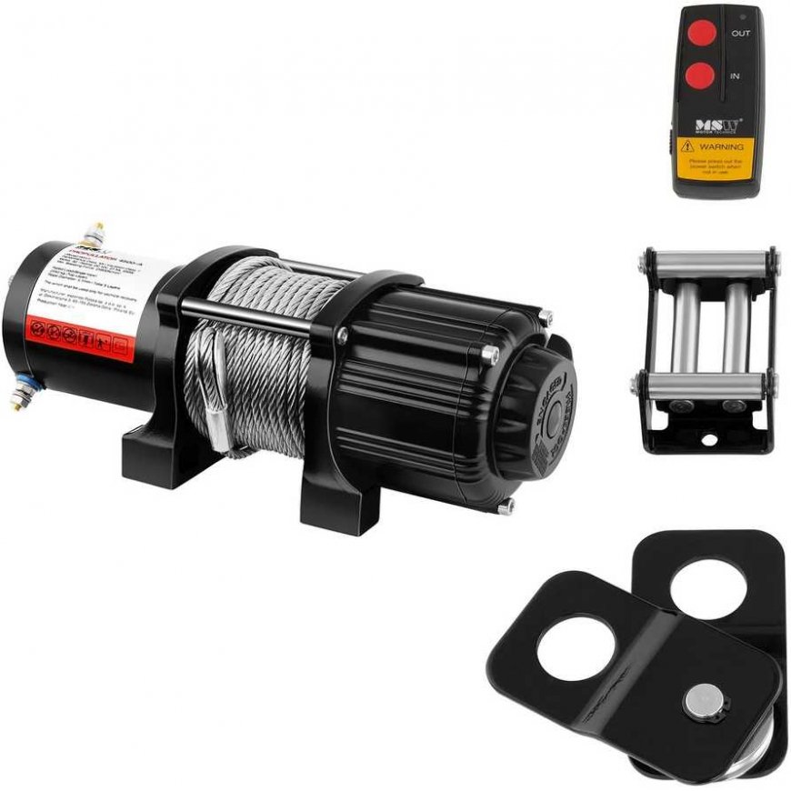 MSW Car winch with remote control