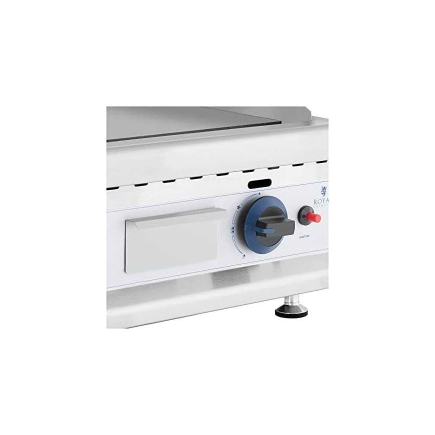 Royal Catering Gas grill with smooth surface, 3000 W, 35 x 40 cm, stainless steel – 2