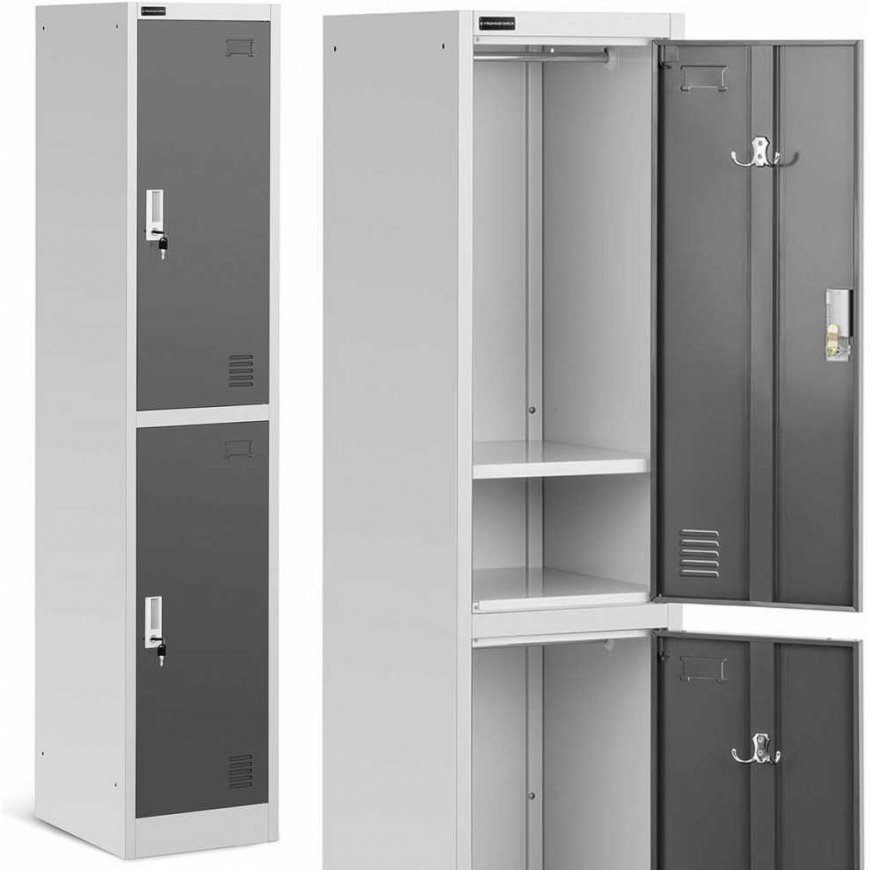 Frommstarck Two-door metal wardrobe with locks