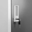 Frommstarck Two-door metal wardrobe with locks and ventilation