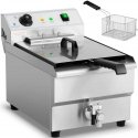 Royal Catering Electric adjustable fryer with drain tap, 16 l Royal Catering Electric adjustable fryer with drain tap, 16 l