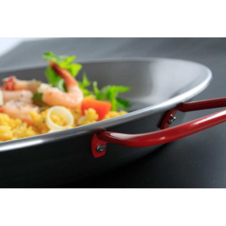 Hendi Steel paella pan with handles, 340x40 mm – 3