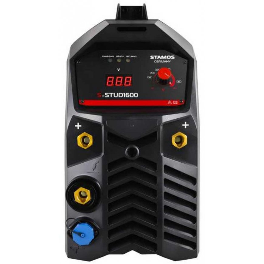 Stamos Germany Condenser welding machine for metal screws M3-M8, red – 4