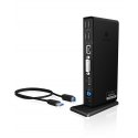 ICY BOX IB-DK2241AC Juhtmega ühendatud USB 3.2 Gen 1 (3.1 Gen 1) Type-A Must ICY BOX IB-DK2241AC Juhtmega ühendatud USB 3.2 Gen 1 (3.1 Gen 1) Type-A Must