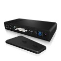 ICY BOX IB-DK2241AC Vadu USB 3.2 Gen 1 (3.1 Gen 1) Type-A Melns ICY BOX IB-DK2241AC Vadu USB 3.2 Gen 1 (3.1 Gen 1) Type-A Melns