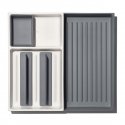OXO-Organizer adjustable in steel and L greyGoodGri OXO-Organizer adjustable in steel and L greyGoodGri