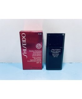 Shiseido, Perfect Refining, Moisturizing, Liquid Foundation, D20, Rich Brown, SPF 15, 30 ml