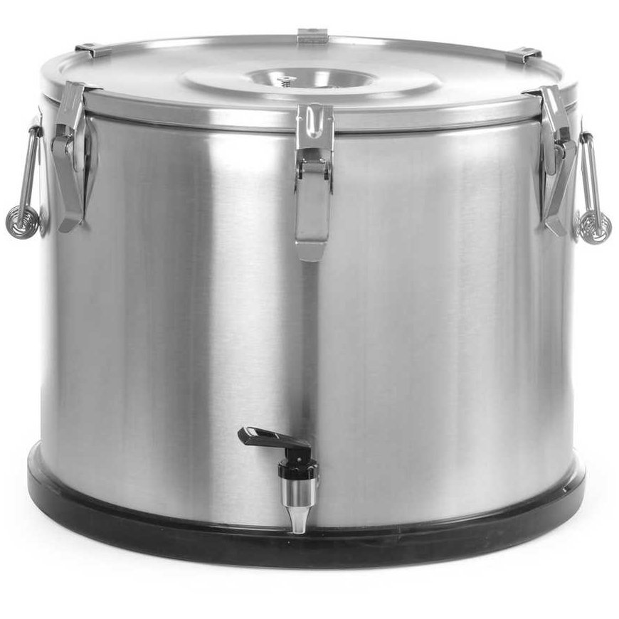 Hendi Thermos for food transport with crane, stainless steel, 50L – 2