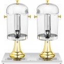 Royal Catering Dvigubas gėrimų dozatorius su šaldymo funkcija, 2 x 8 l, nerūdijantis plienas Royal Catering Dvigubas gėrimų dozatorius su šaldymo funkcija, 2 x 8 l, nerūdijantis plienas