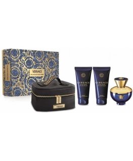 Versace Pour Femme Dylan Blue Eau De Perfume Spray, 100 ml Set 3 Pieces
