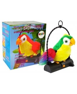 Lean Cars Toy parrot that repeats words /green