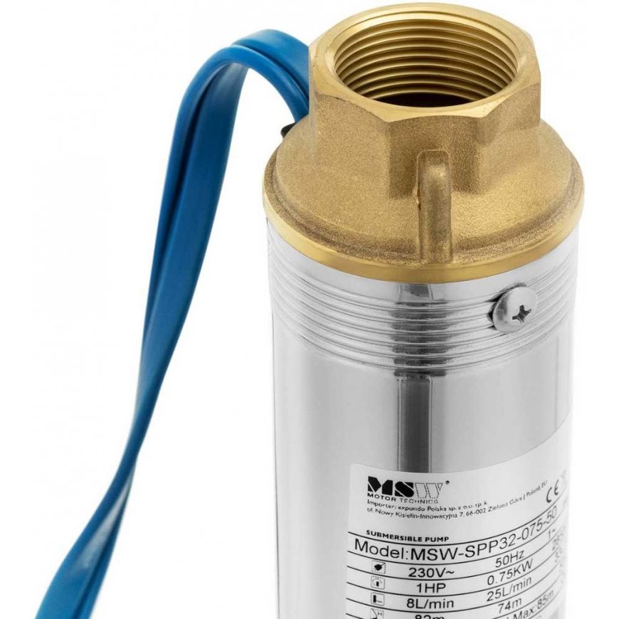 MSW Submersible pump for wells, 1000 W – 4