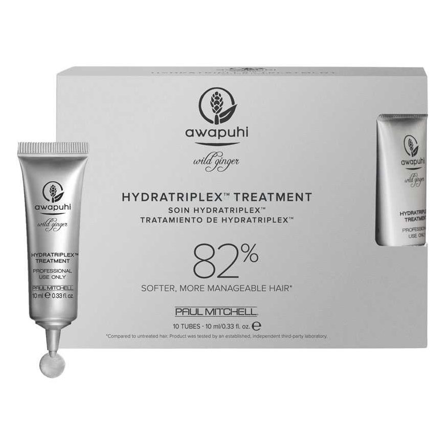 PAUL MITCHELL rinkinys, Awapuhi Wild Ginger by Paul Mitchell, Hydratriplex, plaukų nenuplaunamas kremas, drėkinimui, 10 vnt, 10
