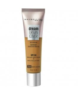 Maybelline, Dream Urban Cover, Full Cover, Creamy Foundation, 356, Warm Coconut, SPF 50, 30 ml