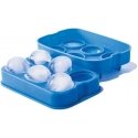 Hendi Silicone ice cube mold, 6 x XXL balls, blue Hendi Silicone ice cube mold, 6 x XXL balls, blue