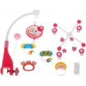 Ikonk "Lullaby" žvaigždžių dizaino karuselė rožinė + nuotolinio valdymo pultas