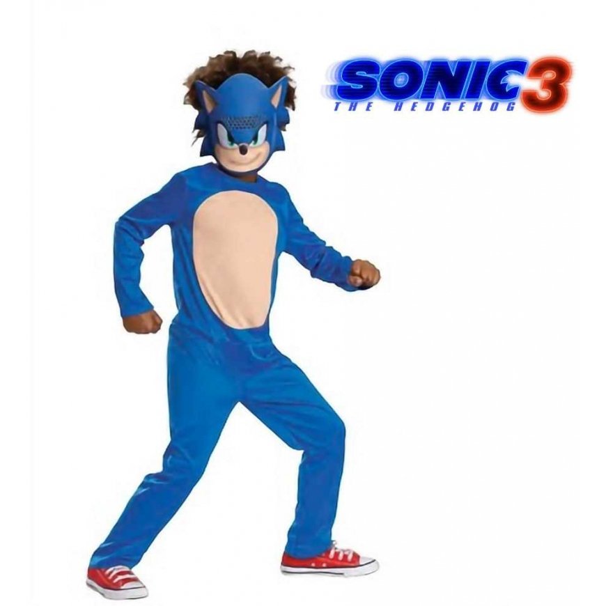Stroj karnawałowy Sonic dla chłopca dziewczynki Hedgehog Costume Costume 125-135 cm (7-8 lat) – 2