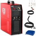 Stamos Germany Plasma cutter with integrated air compressor 230V 40A, red Stamos Germany Plasma cutter with integrated air compressor 230V 40A, red
