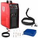 Stamos Germany Plasma cutter with integrated air compressor 230V 40A, red Stamos Germany Plasma cutter with integrated air compressor 230V 40A, red