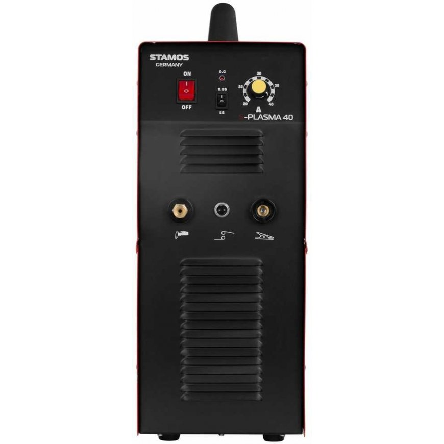 Stamos Germany Plasma cutter with integrated air compressor 230V 40A, red – 5