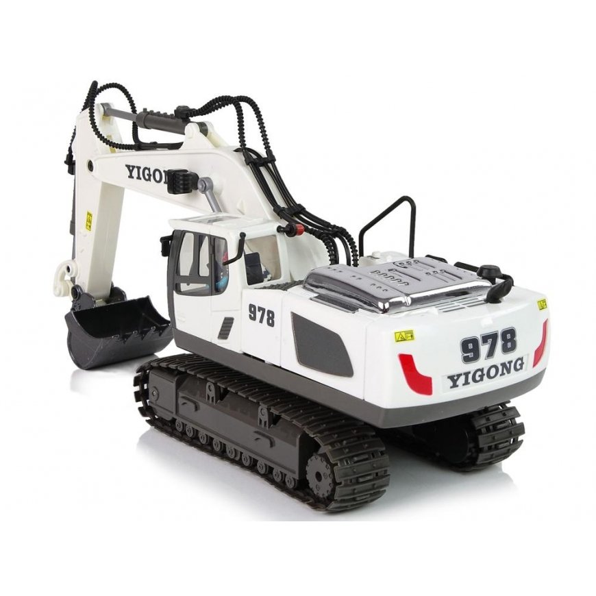 Lean Cars Remote Controlled Excavator Caterpillar Wheels 2.4 G Pilot – 3