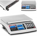 Virtuvinės svarstyklės Steinberg Systems Kontrolinės svarstyklės su LCD ekranu iki 30 kg, baltos Virtuvinės svarstyklės Steinberg Systems Kontrolinės svarstyklės su LCD ekranu iki 30 kg, baltos