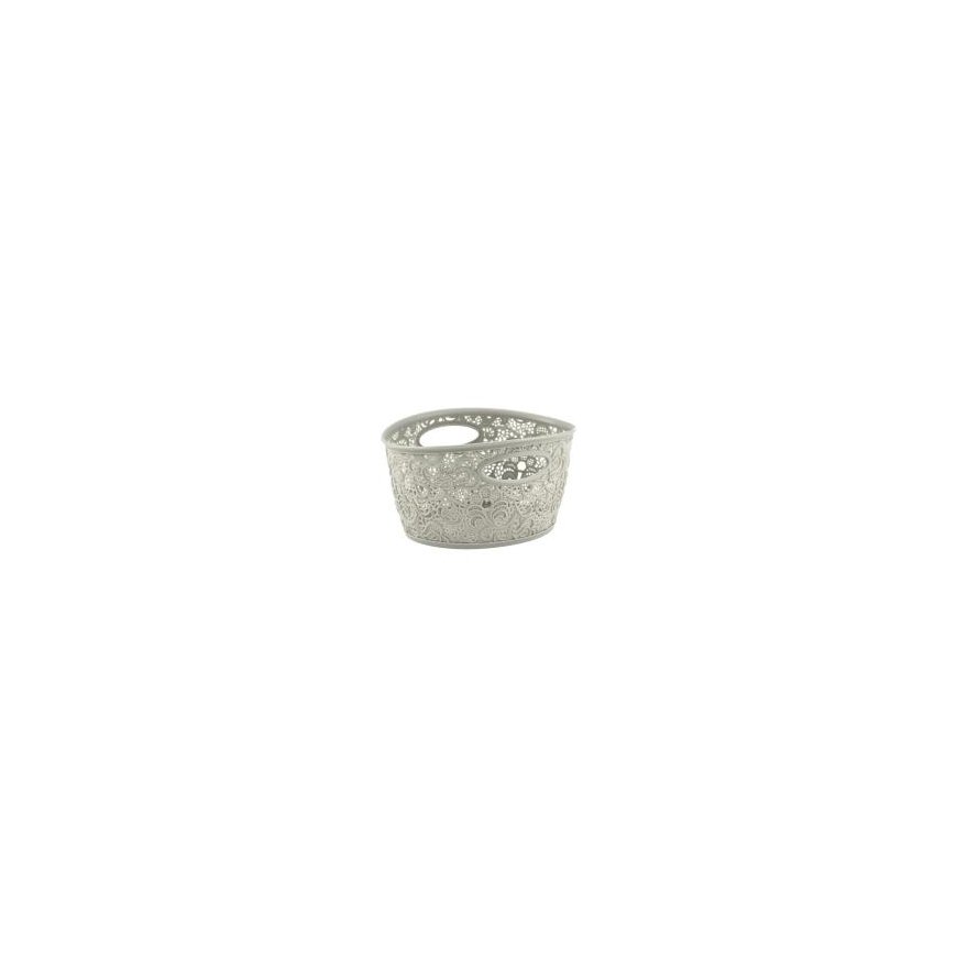 Basket Victoria M 29x21x16cm cream