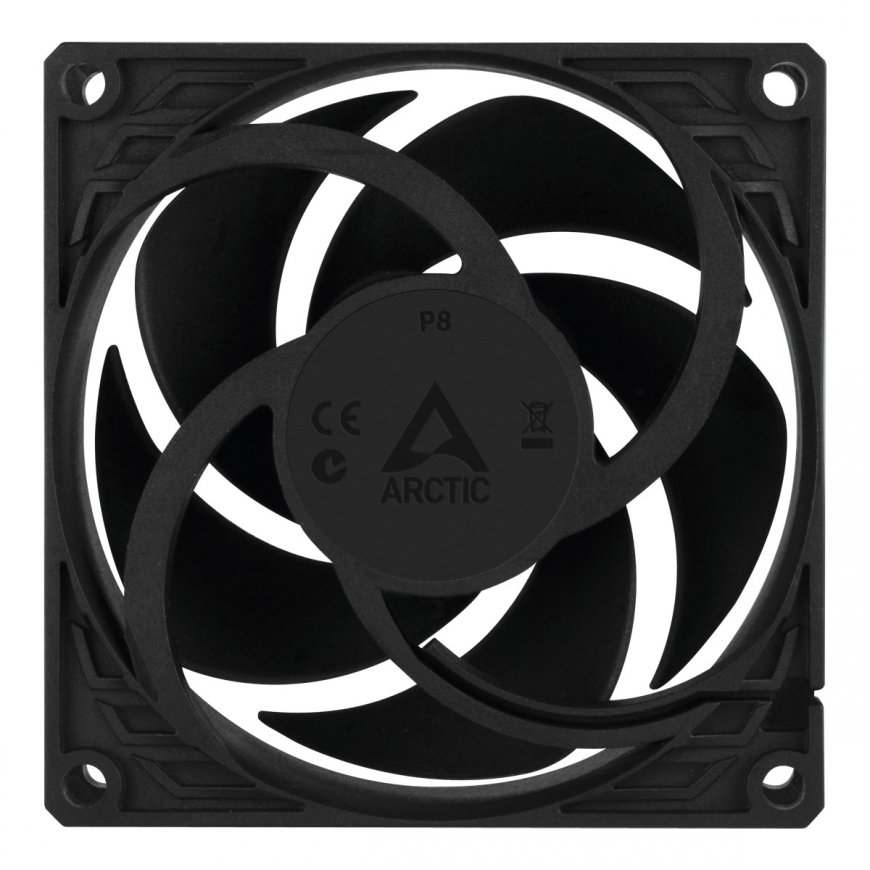 ARCTIC P8 Datora korpusam Ventilators 8 cm Melns – 4