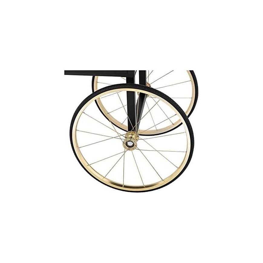 Royal Catering Retro style travel trolley with cabinet, 51 x 37 cm – 3