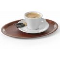 Hendi Waiter's plate with non-slip surface, oval 23x16cm, wooden, brown Hendi Waiter's plate with non-slip surface, oval 23x16cm, wooden, brown