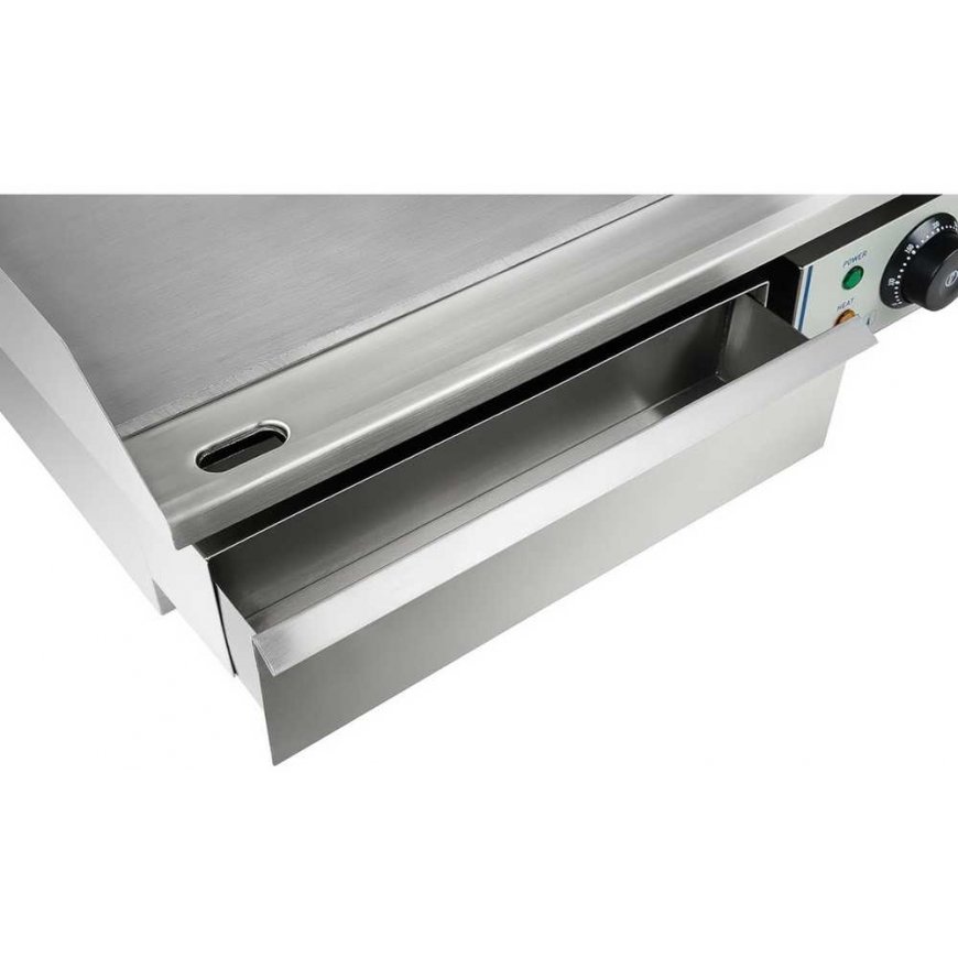 Royal Catering Electric grill with high edges, width 75 cm – 5
