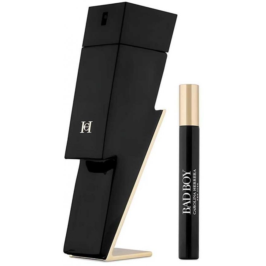 Carolina Herrera Bad Boy eau de toilette spray 100 ml + miniature eau de toilette 10 ml