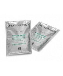Set, Bruno Vassari, Pure Solutions, Tea Tree Oil, Eliminates Impurities, Peel-Off Mask, For Face, 6 pcs, 30 g