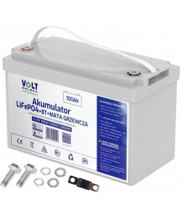 12V 100Ah (150A) BlueTooth LiFePO4 Battery + Heating Mat
