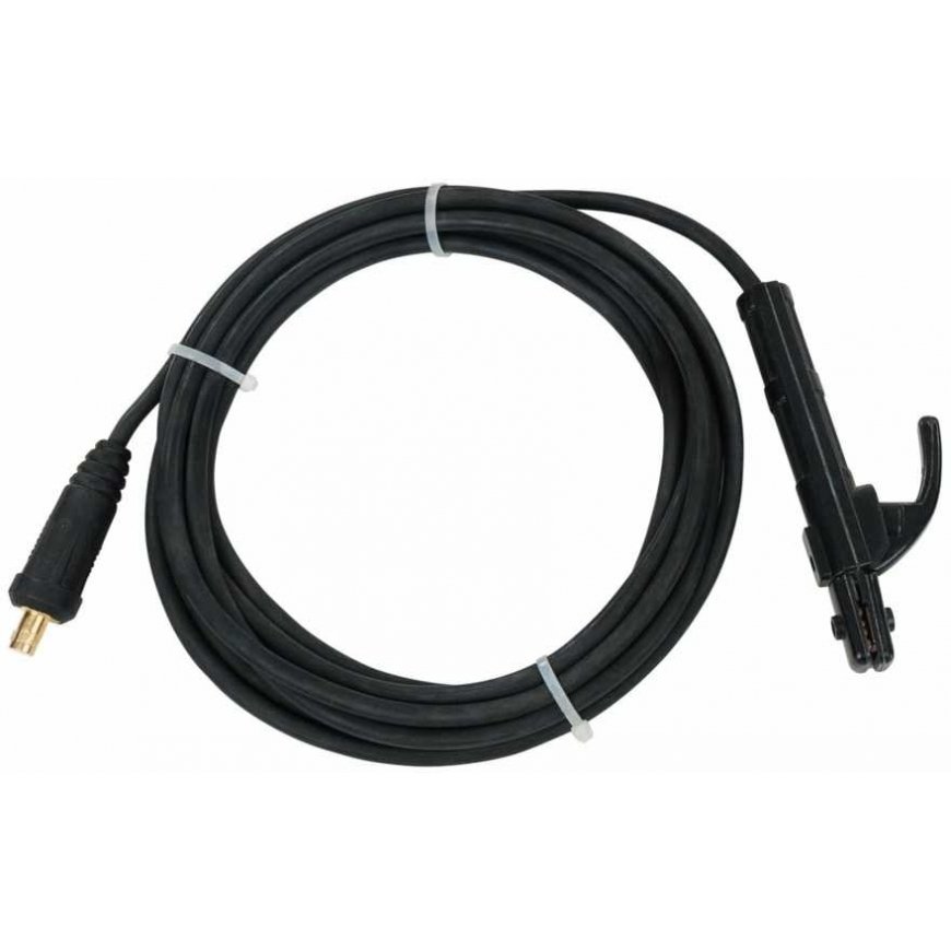 Stamos Germany Cable with handle for MMA welding machines, thick tip, 8m long – 2