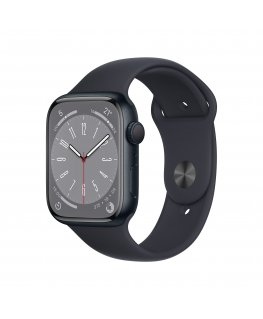 Apple Watch Series 8 OLED 41 mm Digitāls 352 x 430 pikseļi Skārienjūtīgais ekrāns Melns Wi-Fi GPS