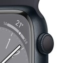 Apple Watch Series 8 OLED 41 mm Digitaalinen 352 x 430 pikseliä Kosketusnäyttö musta Wi-Fi GPS (sate Apple Watch Series 8 OLED 41 mm Digitaalinen 352 x 430 pikseliä Kosketusnäyttö musta Wi-Fi GPS (sate