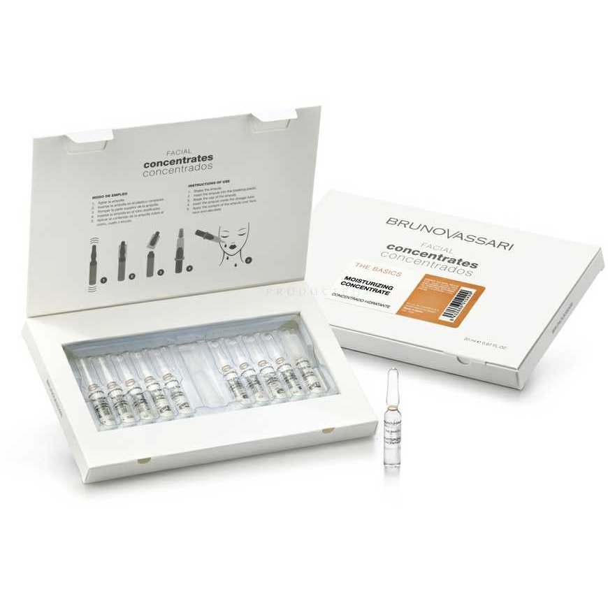 Bruno Vassari, The Basics, Salicylic Acid, Moisturizing, Concentrate, For Face, x 10 pcs, 2 ml