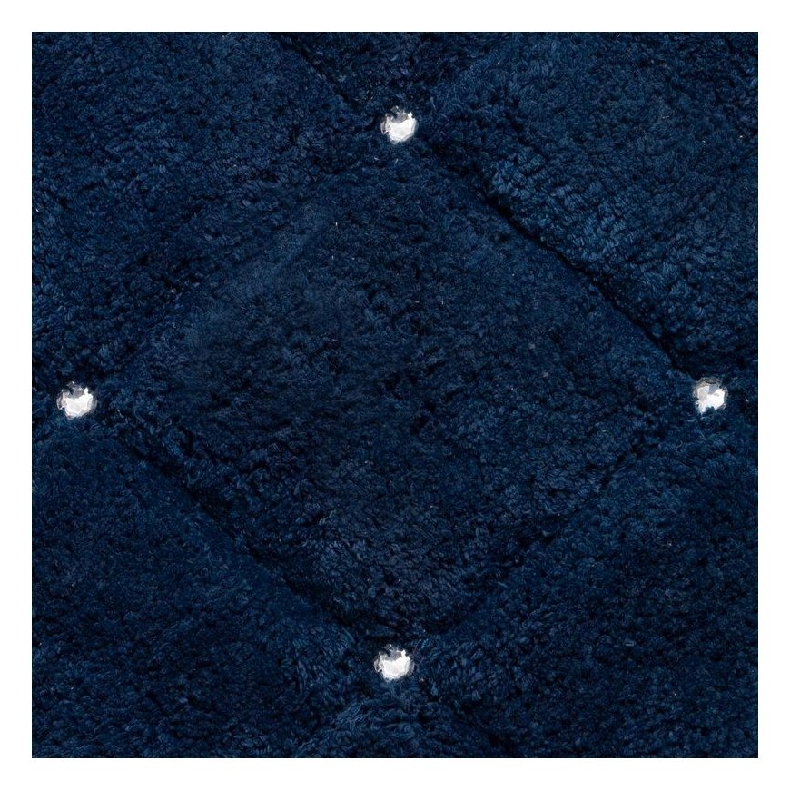 Eurofirany CHIC / 2 soft rug, decorated with a geometric pattern with crystals, 60X90 cm, color: blue – 3