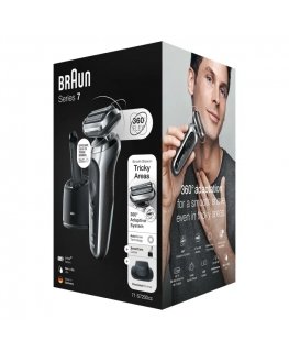 Braun Series 7 71-S7200c Foil shaver Trimmer Black, Silver