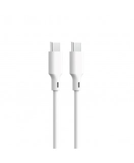 Forever recycling cable USB-C - USB-C 1,5m 3A KR15-CC-00 white