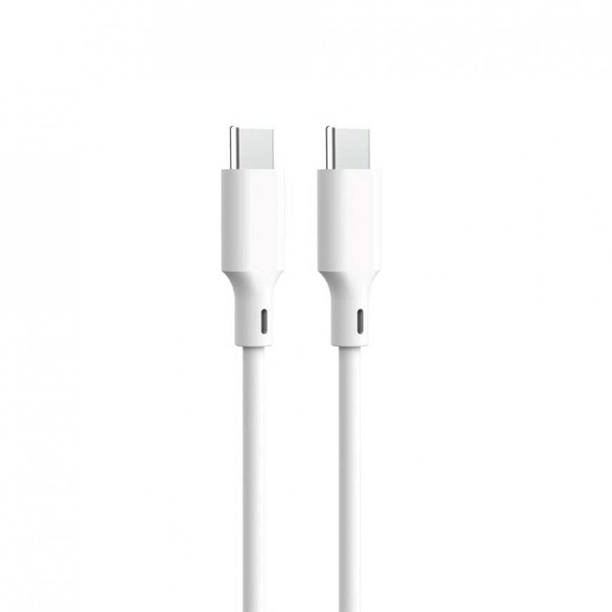 Forever recycling cable USB-C - USB-C 1,5m 3A KR15-CC-00 white