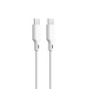 Forever recycling cable USB-C - USB-C 1,5m 3A KR15-CC-00 white Forever recycling cable USB-C - USB-C 1,5m 3A KR15-CC-00 white