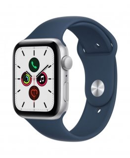 Watch SE GPS 44mm Silver Aluminium Case with Sport Band Abyss Blue