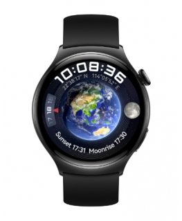 Huawei WATCH 4 3,81 cm (1.5") AMOLED 46 mm Digitaalinen 466 x 466 pikseliä Kosketusnäyttö musta Wi-Fi GPS (satelliitti)