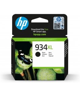 HP 934XL, Оригинальный струйный картридж увеличенной емкости, Черный