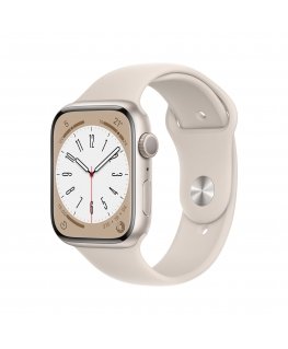 Apple Watch Series 8 OLED 45 mm Digitāls 396 x 484 pikseļi Skārienjūtīgais ekrāns Bēšs Wi-Fi GPS