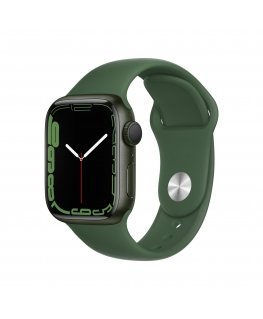 Apple Watch Series 7 OLED 41 mm Digitāls 352 x 430 pikseļi Skārienjūtīgais ekrāns Zaļš Wi-Fi GPS